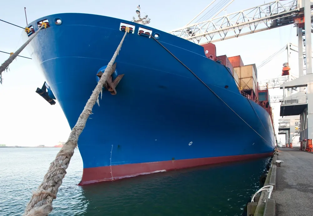 Why Bigger Ships Aren't Always Better for Global Transportation ALT front of a container ship