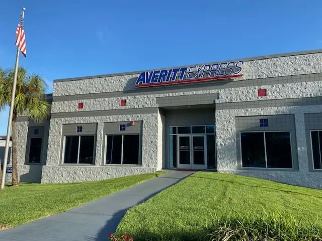 Outside of Averitt Express Tampa Florida Freight Terminal