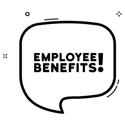 Employee Benefits speech bubble