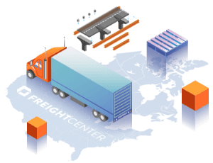freight shipping illustration