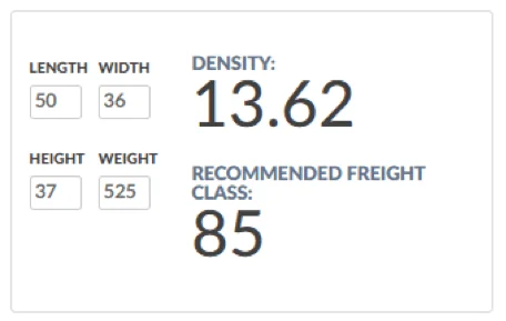 Getting Freight Class Right