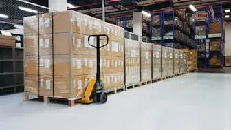 Pallet Optimization 101 palletized shipments in a row in warehouse PREVIEW VERSION