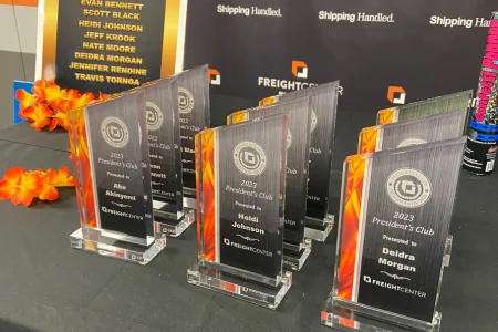 FreightCenter presidents club awards